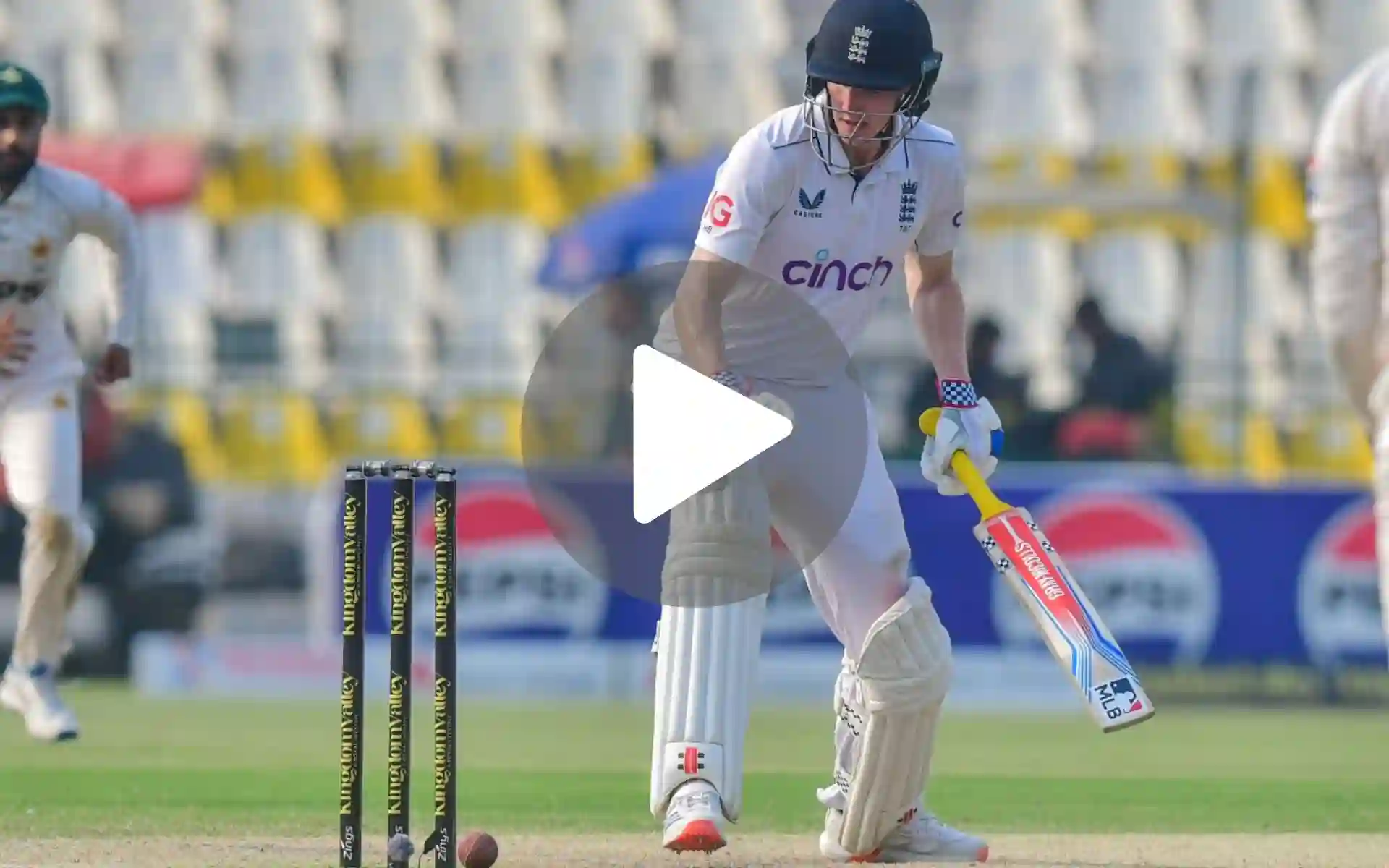 [Watch] Lucky Harry Brook Survives After Bails Fail To Dislodge After Hitting The Stumps